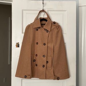 Pink Lady Camel Cape Size Small w/ detachable belt